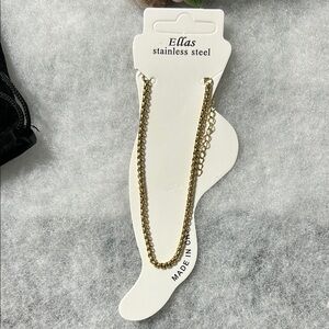 Gold  AnkleBracelet Timeless Elegance Classic Design